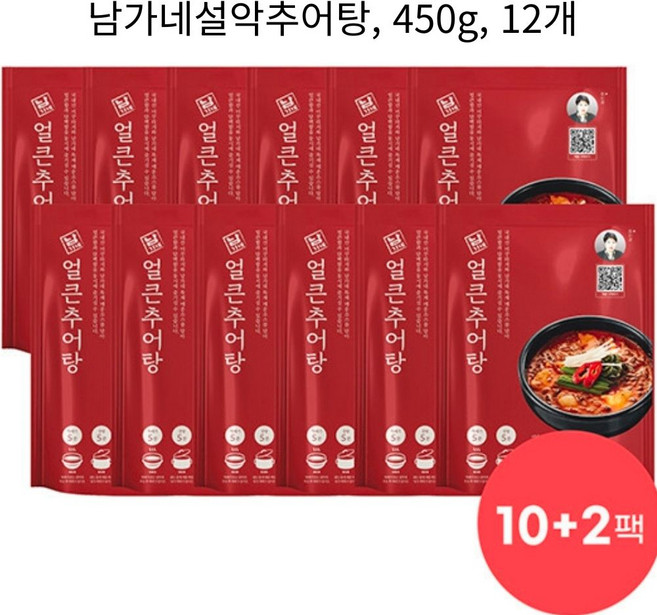 남가네설악추어탕, 450g, 12개