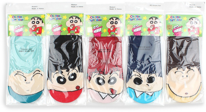 인타입 삭스 짱구 캐릭터 덧신