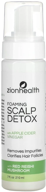 Zion Health 애플 사이다 식초 함유 포밍 두피 디톡스 210ml 7fl oz, ZionHealth애플사이다식초함유포밍두피디톡스210m, 1개 - 쿠팡