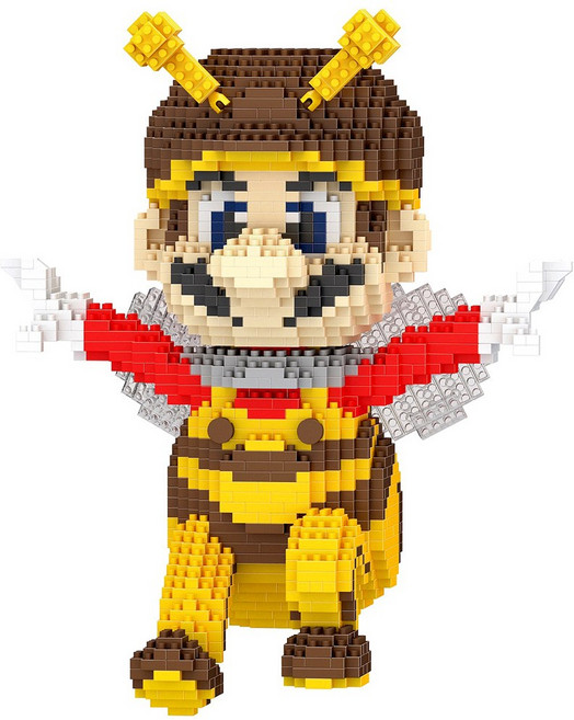 [알꿀밤-나노블럭-수리공] B빅 꿀벌 수리공, 1개