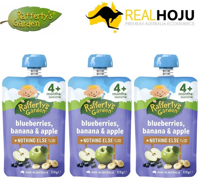 래퍼티스 가든 블루베리 바나나 사과, 3개 - 쿠팡