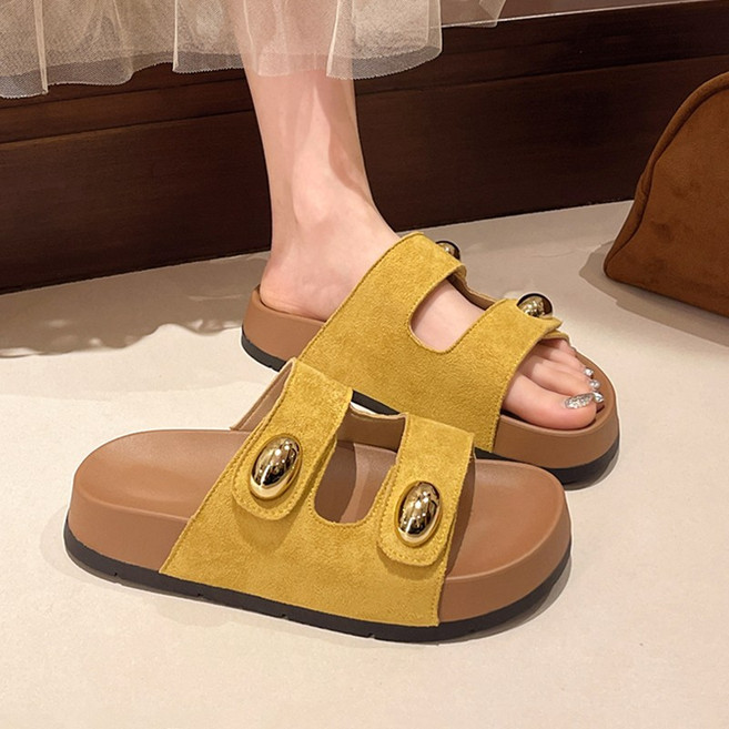 Modern Fashion 여성 사계절 발편한 샌들 뮬 슬리퍼 X135