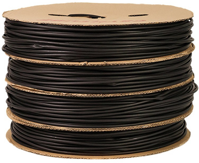 열수축튜브 1롤단위 블랙컬러, 1개, 블랙1파이200미터1롤