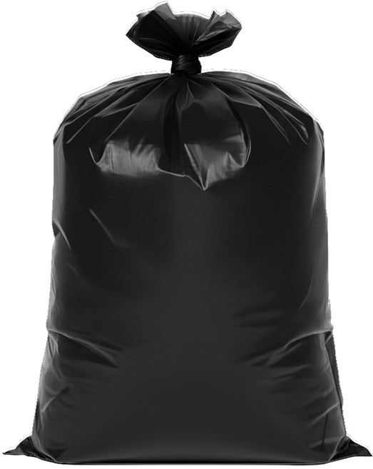 충남비니루포장 두꺼운 재활용 분리수거 쓰레기봉투 검정, 140개, 70L