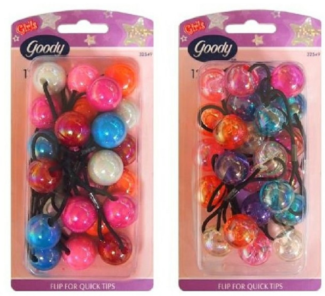 구디 펄 방울 머리끈 12P 32549