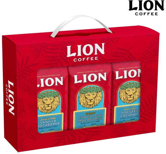 라이언커피 플레이버 3종(분쇄) 선물세트, 단품, 단품, 단품없음