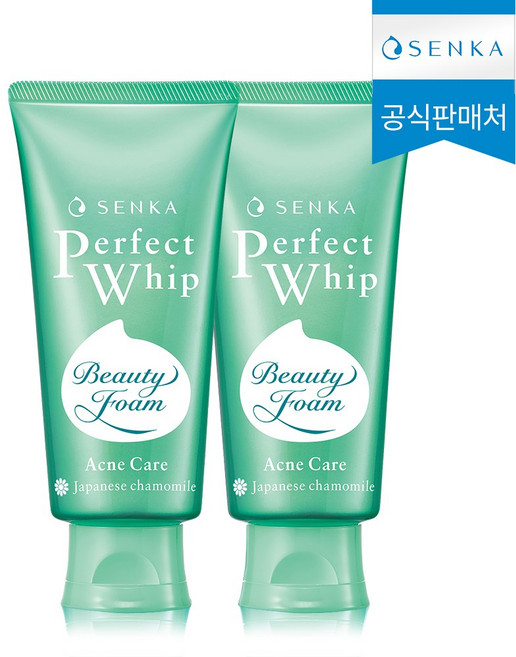 센카 퍼펙트 휩 아크네 케어 클렌징폼, 100g, 2개