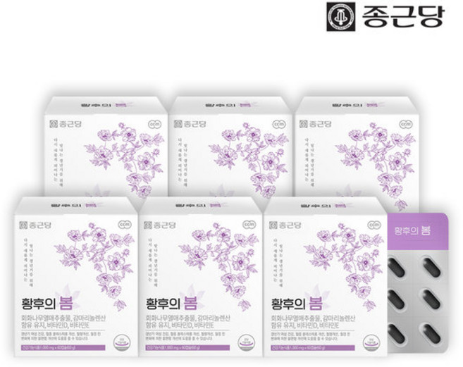 종근당 여성갱년기 감마리놀렌산 황후의 봄, 60정, 360개