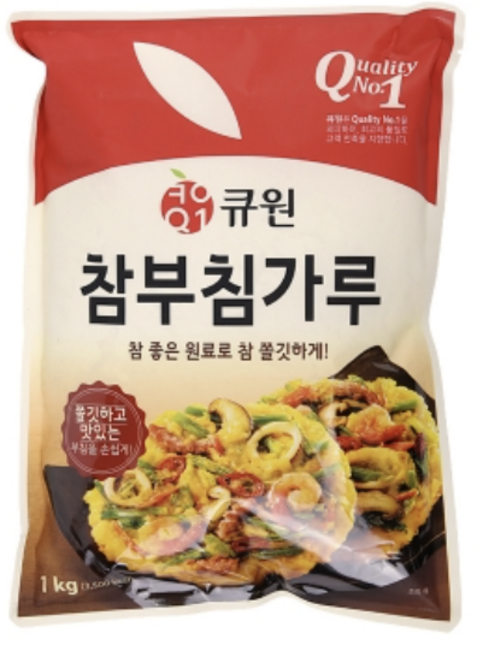 큐원 참 부침가루, 1kg, 1개