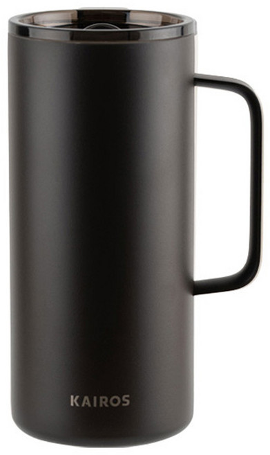 카이로스 데일리핏 브루 스텐컵 머그 텀블러, 1개, 591ml, 다크모카