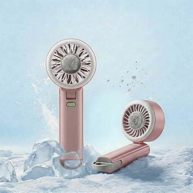 Niftynest 선풍기 휴대용 미니 선풍기 휴대용 핸디 선풍기 초강력 냉풍 팬 급속 냉각, 핑크, X05