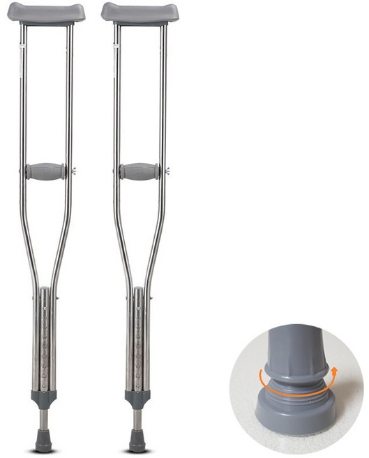 리더스케어 알루미늄 목발 _1 세트, 1개