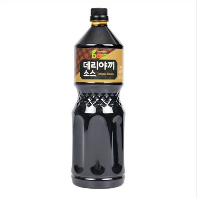 바로 데리야끼소스 2kg 닭꼬치 치킨 장어덮밥 데리야키, 1개