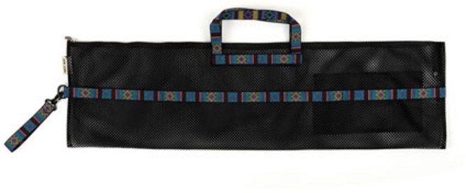 스윗스윔 프리다이빙 롱핀 메쉬 숄더 가방 블랙M, M