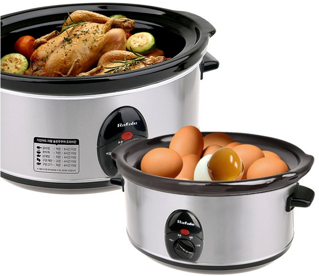 키친아트 슬로우쿠커 찜요리 요리냄비 전기냄비 맥반석계란, 슬로우쿠커 전기냄비 3.2L