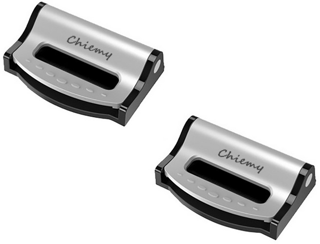 치에미 안전 벨트 버클 클립 안전벨트락 스토퍼, 2개, 회색