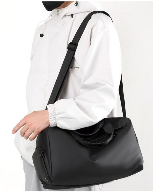 Mimi Market 여행용 가벼운 보스턴백 건습 분리 헬스 가방