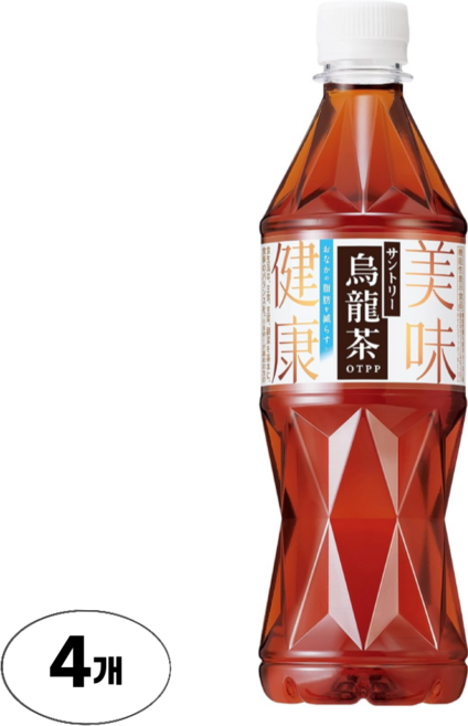 일본 산토리 우롱차 525ml 4개