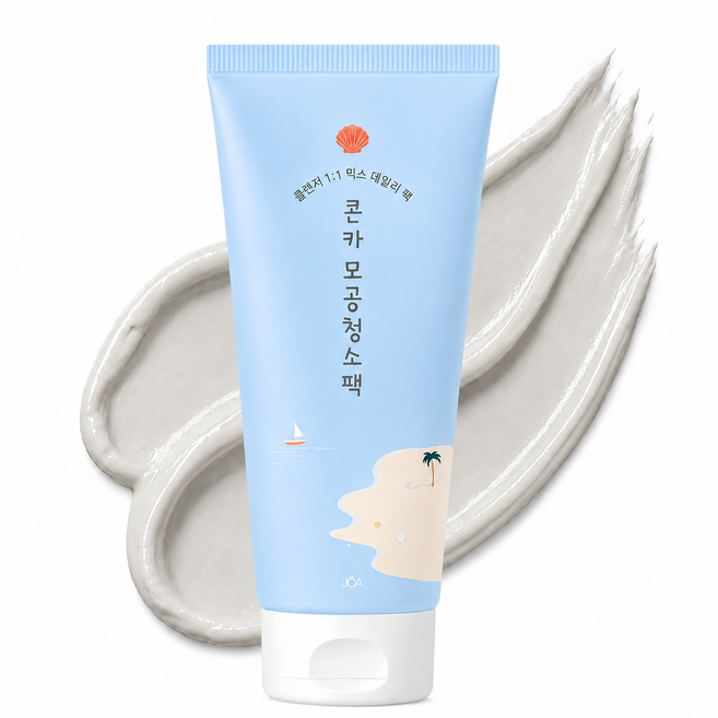 조아 콘카 모공청소팩 클렌저에 섞어쓰는 1분 워시오프팩 피지 모공관리 진정 수분 팩클렌저, 2개, 1개입