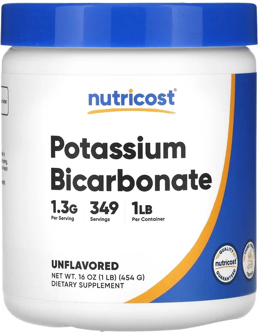 Nutricost 포타슘바이카보네이트 무맛 454g(16oz), Nutricost포타슘바이카보네이트무맛454g16oz, 454g, 1개 - 쿠팡
