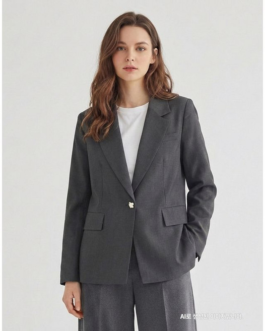 미센스 원버튼 벨티드 자켓 MB33JKM106A