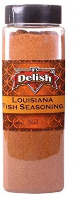 Louisiana Fish Seasoning by Its Delish (18 oz. Large Jar) Its Delish의 루이지애나 생선 양념 (18온스 대형 병), 1개, 510g