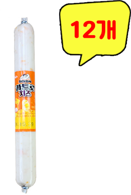 진주햄 천하장사 콰트로치즈 소시지, 50g, 12개