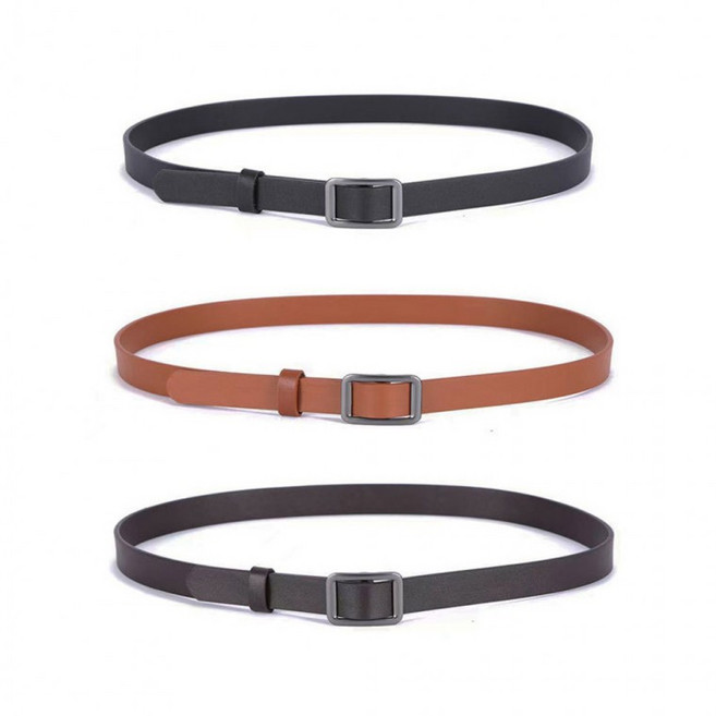 펀칭리스 패션 벨트 얇은벨트 캐주얼벨트 정장벨트 남녀공용벨트 작은버클벨트 심플벨트