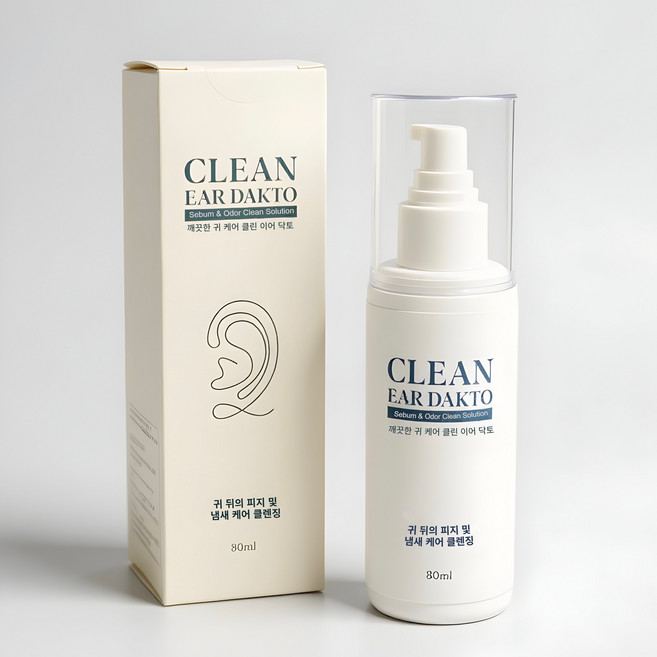 에스바노 클린이어닥토 귀 뒤 피지 및 냄새 케어 전용 클렌징, 1개, 80ml