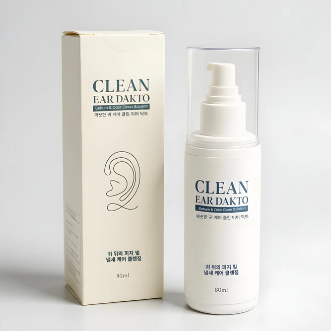 에스바노 클린이어닥토 귀 뒤 피지 및 냄새 케어 전용 클렌징, 1개, 80ml - 쿠팡