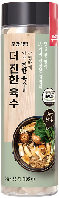 오감식탁 더 진한 육수, 105g, 1개