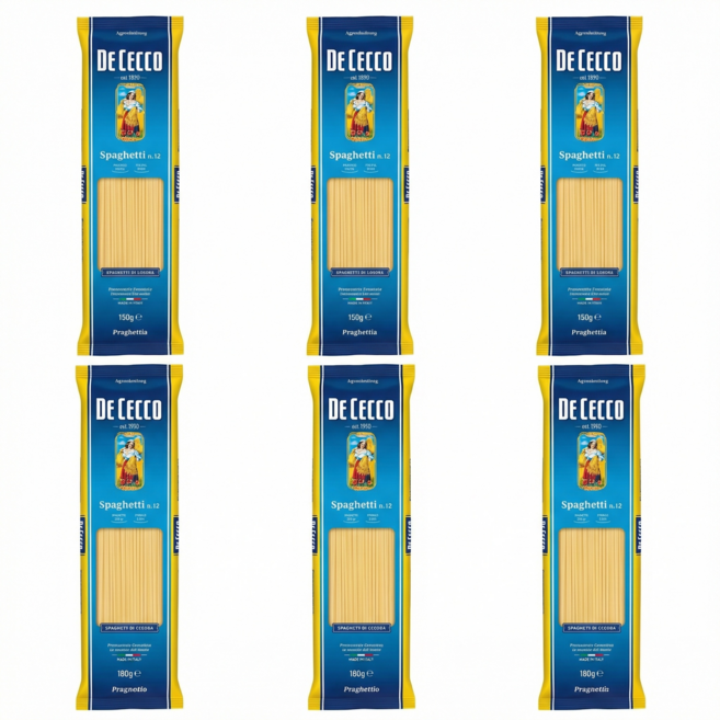 데 체코 파스타면- 페투칠레, 500g, 6개