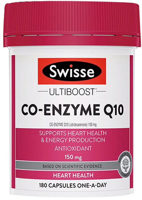 스위스 울티부스트 코-엔자임 Q10 하트헬스 캡슐, 180정, 1개