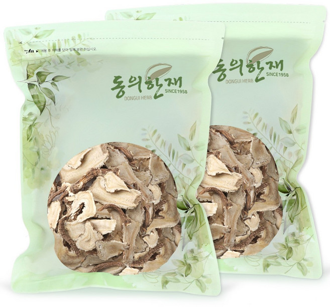 동의한재 국산 백지 구릿대 뿌리, 300g, 2개