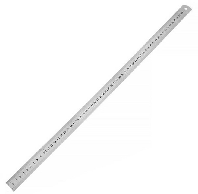 문구나라 스틸자 60cm 인치 스테인레스 쇠자 철자, 1개