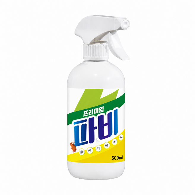 (당일발송)숨은 벌레까지. 살충제 프리미엄 파비 500ml 바퀴벌레 개미 진드기 벌레약, 1개