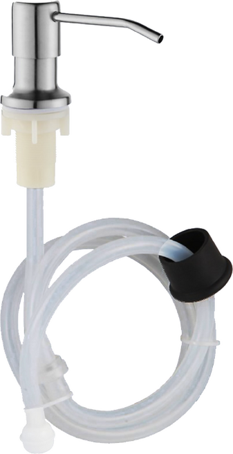 믿음직함 무한리필 싱크대 매립형 세제 펌프 디스펜서, 1개, 기본형 실버