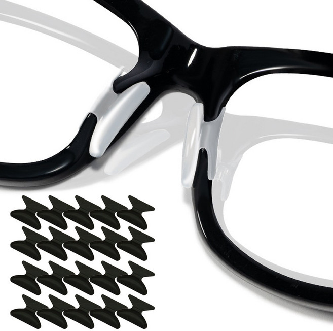 픽커리 안경 선글라스 고정 미끄럼방지 실리콘 코받침 노즈 패드 20개