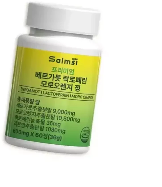 베르가못 모로오렌지 자몽 풋사과 배합 60정, 1개