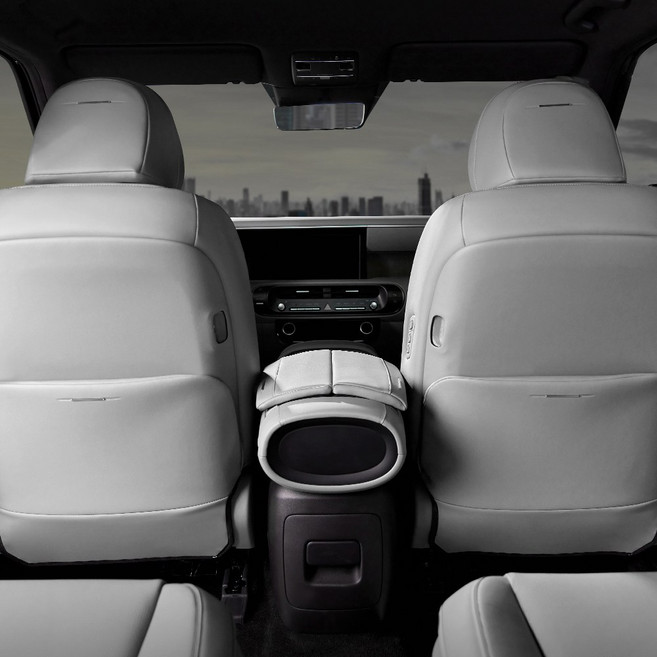 메이튼 팰리카빈 디올 뉴 팰리세이드 LX3 튜닝 용품 시트백 커버 킥매트 카시트 보호 운전석/조수석 세트, 1개, 라이트그레이 (세트)