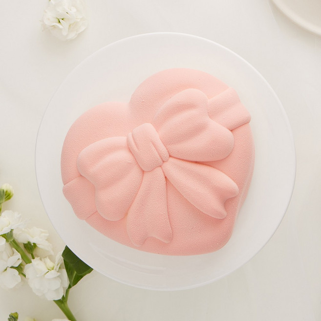 임피리얼팰리스x코만스 산딸기 더블치즈 하트케이크, 1개, 360g