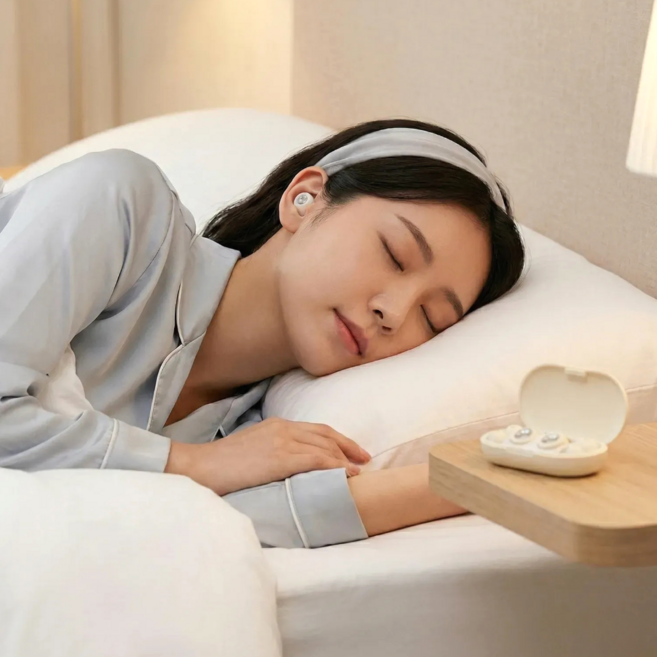 쏙쏙홈즈 소음 방지 실리콘 수면 귀마개 베이지, 1쌍, 1박스