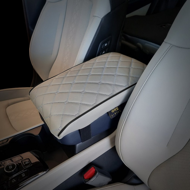 아이빌 뉴SM5 차량용 콘솔쿠션 팔걸이쿠션 자동차쿠션, 1개, 웜그레이