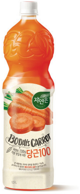 자연은 당근 당근주스 자연은당근, 1개, 1.5L