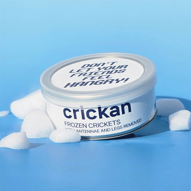 냉동 귀뚜라미 [크리캔] 소 하프 (15g 약 220마리) 도마뱀먹이 파충류 크레스티드게코, 15g, 1개