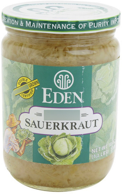 Eden Foods 사우어크라우트, 510g, 1개