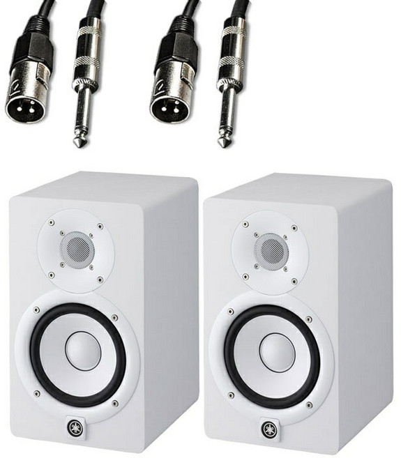YAMAHA 야마하 HS5W [케이블(XLR 여성⇔Phone 5m x2) 세트] 모니터 스피커(쌍)