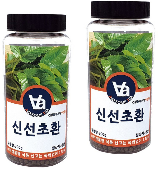 어썸티 국산 신선초환 (명일엽), 300g, 2개