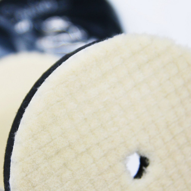 나노텍 양모패드 단모 광택패드 3인치 5인치 6인치 (수입차 OK), 고급형 양모패드 (단모) 3인치, 1개