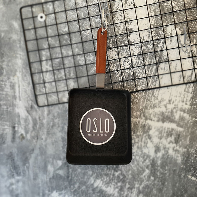 오슬로 IH 인덕션 에그팬 후라이팬 양수냄비 전골 모음, 점보사각에그팬 21x18, 1개